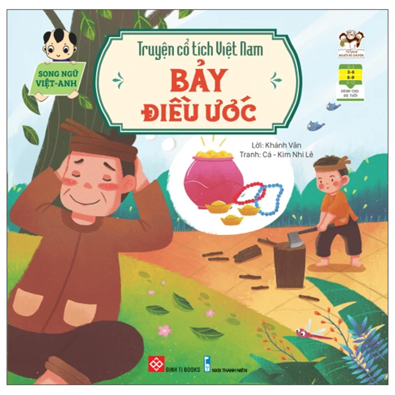 Truyện Cổ Tích Việt Nam - Sự Tích Cây Nêu Ngày Tết (Song Ngữ Anh - Việt)