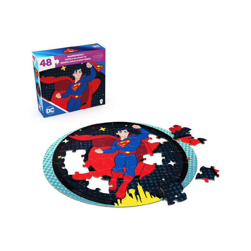 Spin Games - Bộ Xếp Hình 48 Miếng Theo Shape - Superman 20150406