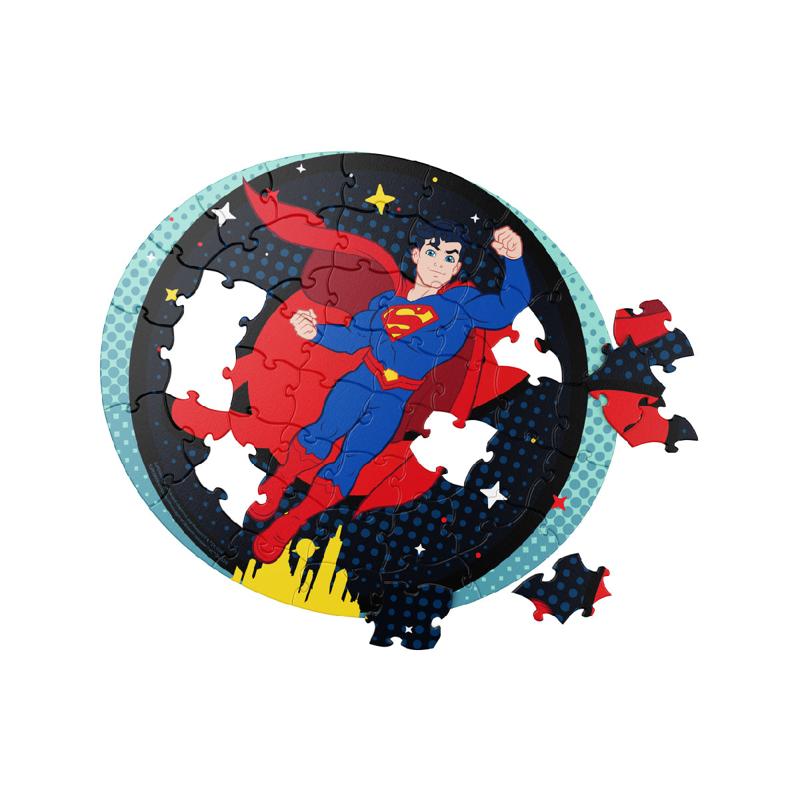 Spin Games - Bộ Xếp Hình 48 Miếng Theo Shape - Superman 20150406
