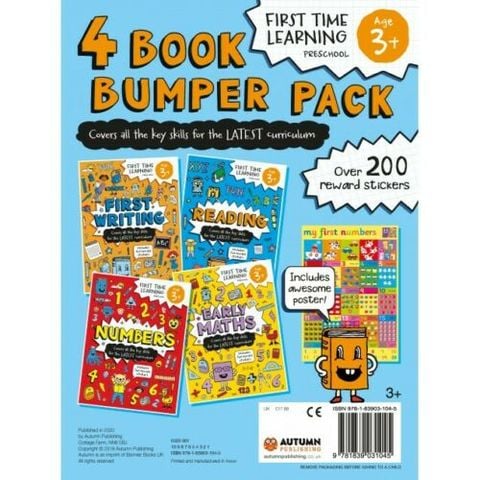 First Time Learning: 4 Book Bumper Pack 3+