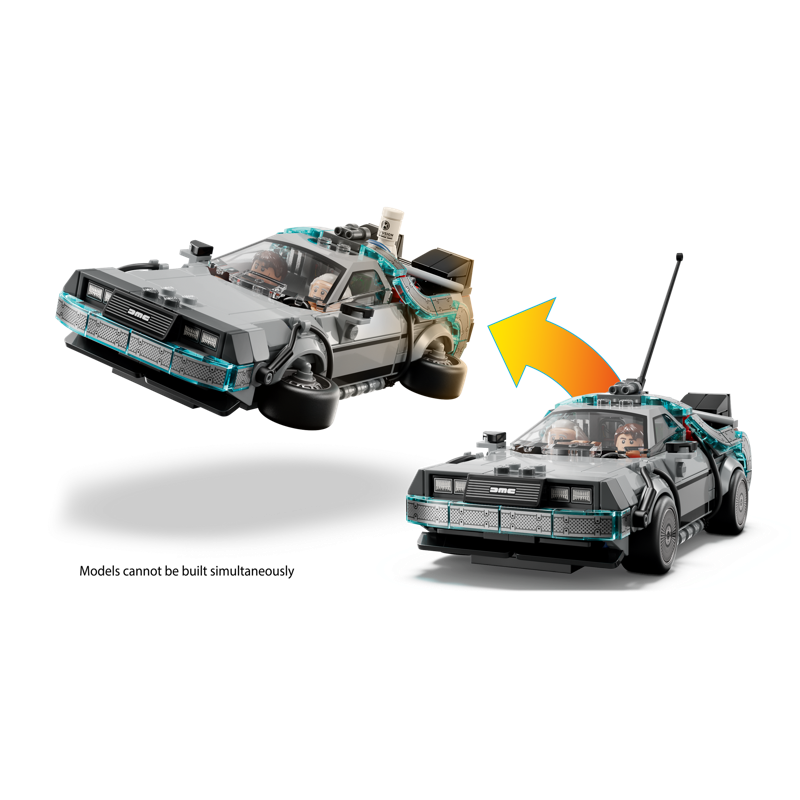 Lego Speed Champions Lắp Ráp Cỗ Máy Thời Gian 'Back to the Future' 77256