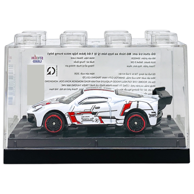 Steam Land-S040226- Mô Hình Xe Kim Loại Tỉ Lệ 1:64 (Kèm Hộp Mica) (Giao Mẫu Ngẫu Nhiên)