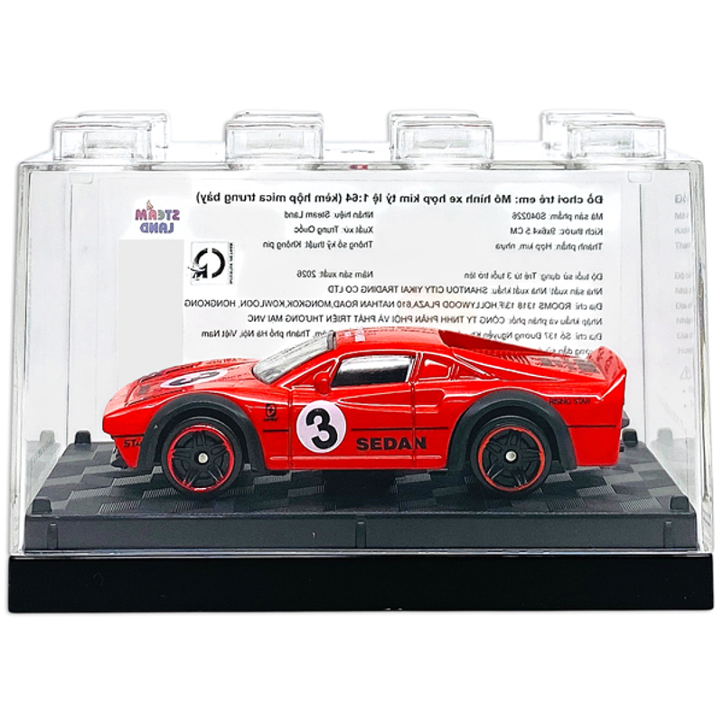 Steam Land-S040226- Mô Hình Xe Kim Loại Tỉ Lệ 1:64 (Kèm Hộp Mica) (Giao Mẫu Ngẫu Nhiên)