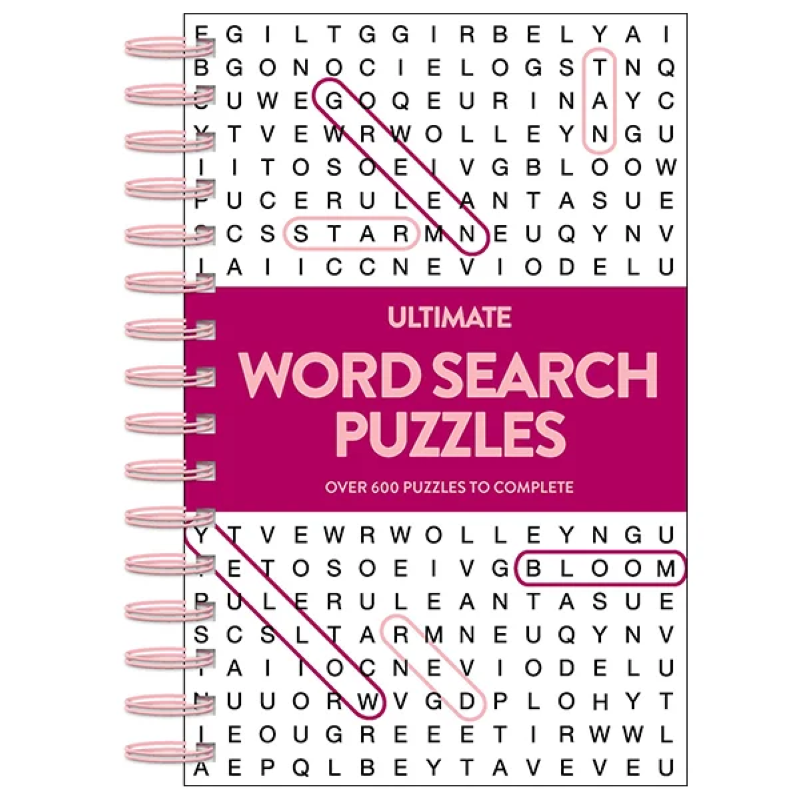 Ultimate 600 Puzzles - Word Search - Plum