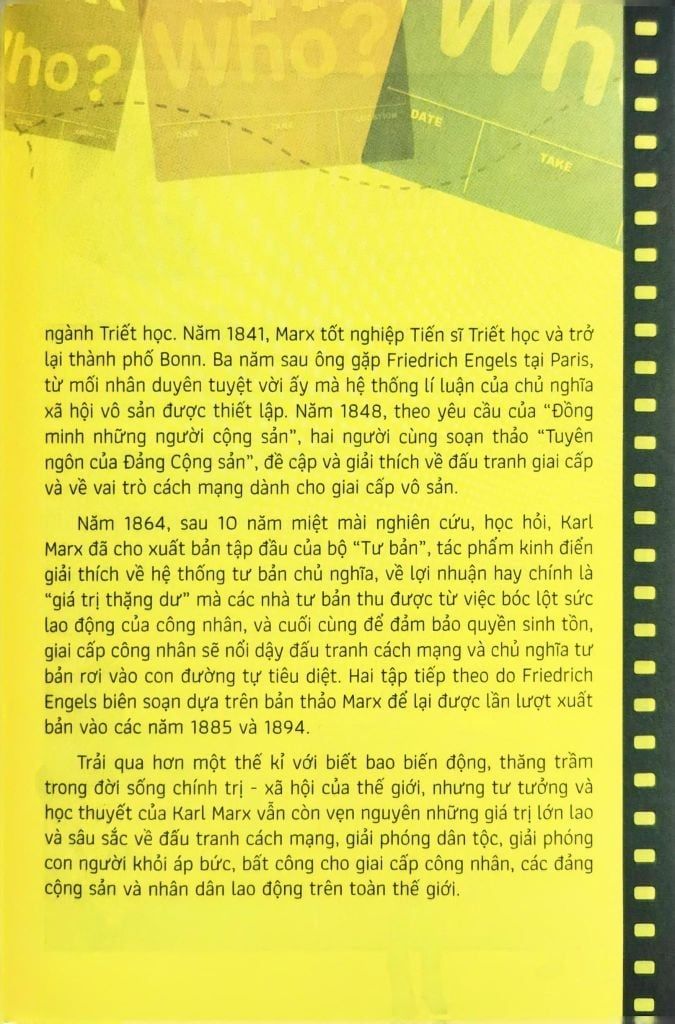 WHO CHUYỆN KỂ VỀ DANH NHÂN THẾ GIỚI-KARL MARX