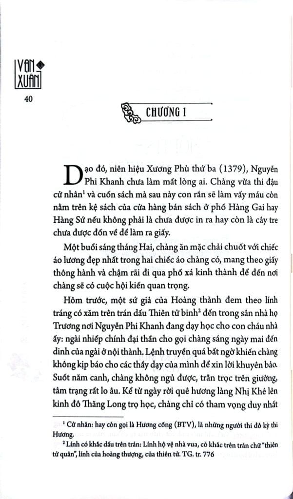 VẠN XUÂN T1-TIỂU THUYẾT LỊCH SỬ