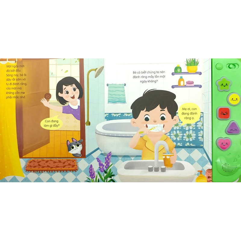Sách Âm Thanh-Bé Ngoan Học Thói Quen Tốt