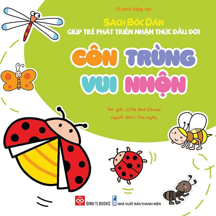 Sách Bóc Dán Giúp Trẻ Phát Triển Nhận Thức Đầu Đời - Côn Trùng Vui Nhộn