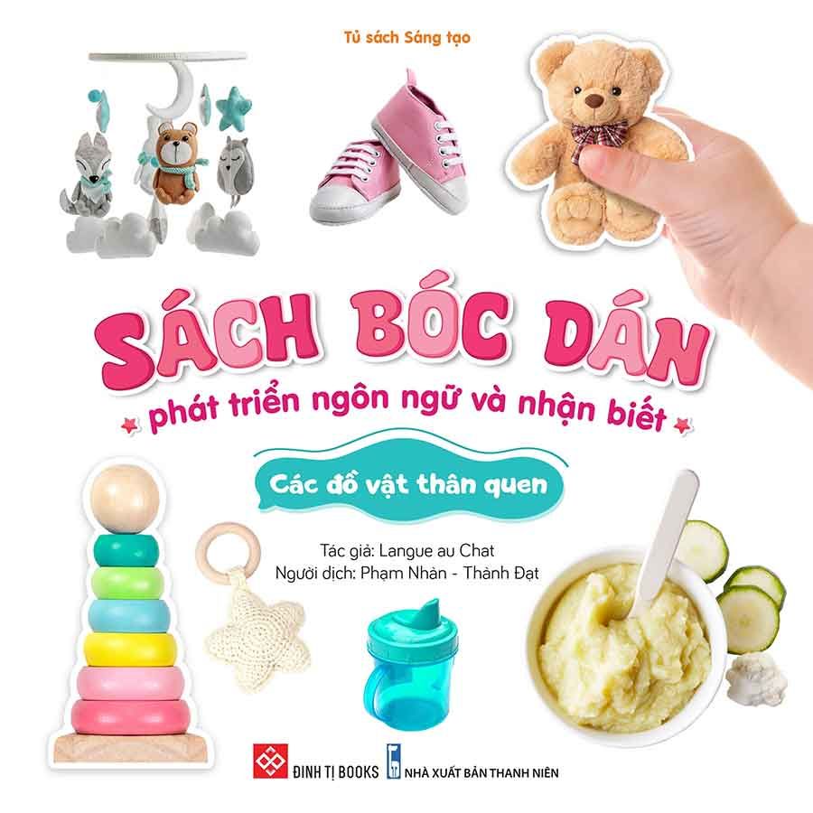 Sách Bóc Dán Phát Triển Ngôn Ngữ Và Nhận Biết - Các Đồ Vật Thân Quen