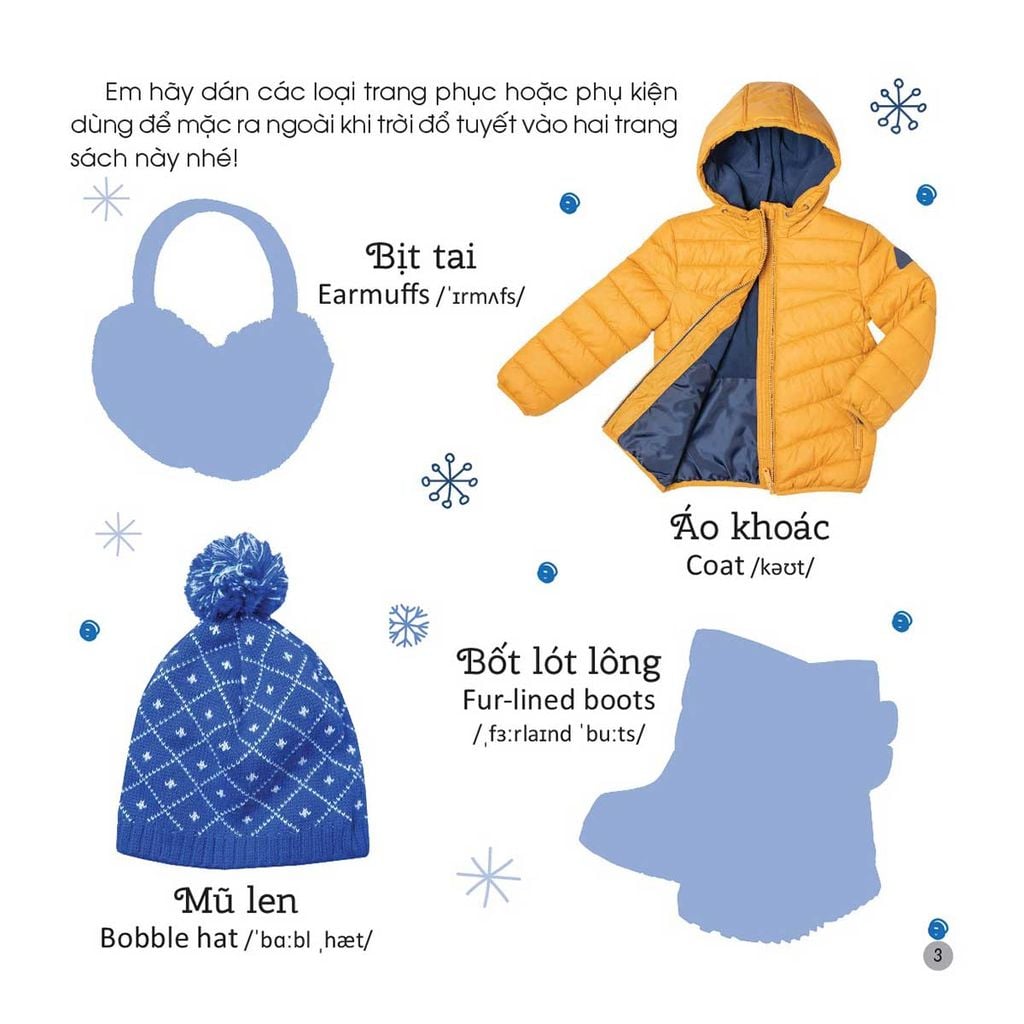 Sách Bóc Dán Phát Triển Ngôn Ngữ Và Nhận Biết - Giáng Sinh