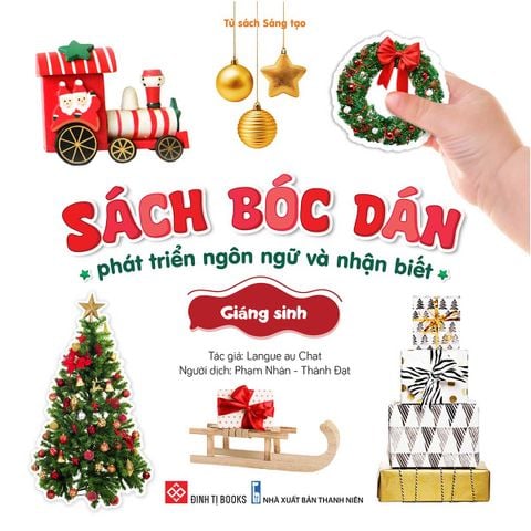 Sách Bóc Dán Phát Triển Ngôn Ngữ Và Nhận Biết - Giáng Sinh