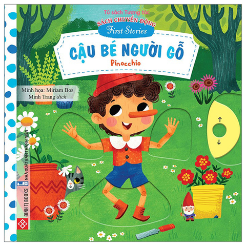 Sách Chuyển Động - Cậu Bé Người Gỗ (Song ngữ Anh-Việt)