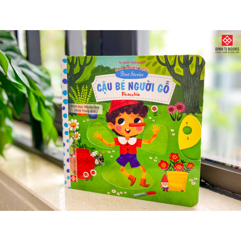 Sách Chuyển Động - Cậu Bé Người Gỗ (Song ngữ Anh-Việt)