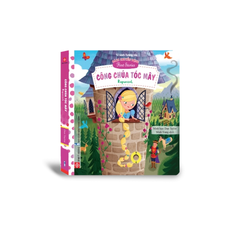 Sách Chuyển Động - Công Chúa Tóc Mây (Song Ngữ Anh - Việt)