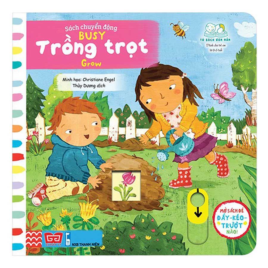 Sách Chuyển Động - Trồng Trọt (Song ngữ Anh-Việt)