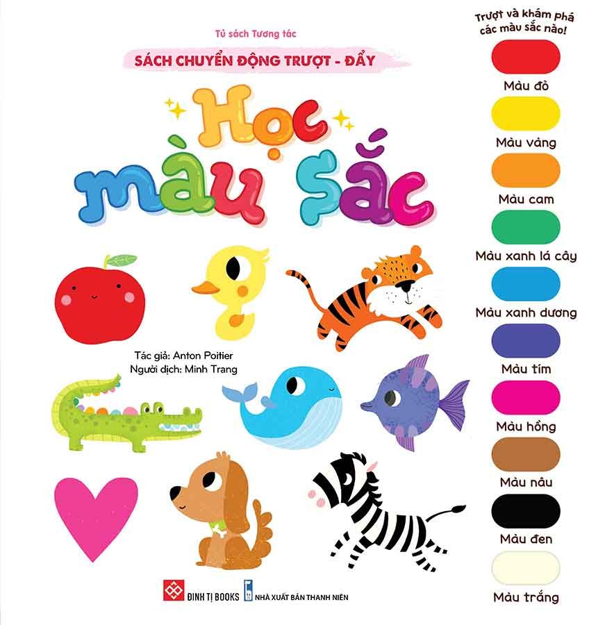 Sách Chuyển Động Trượt-Đẩy - Học Màu Sắc