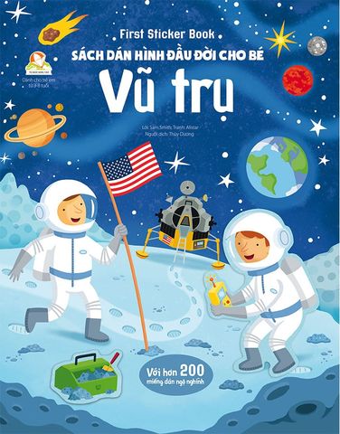 First Sticker Book - Sách Dán Hình Đầu Đời Cho Bé - Vũ Trụ