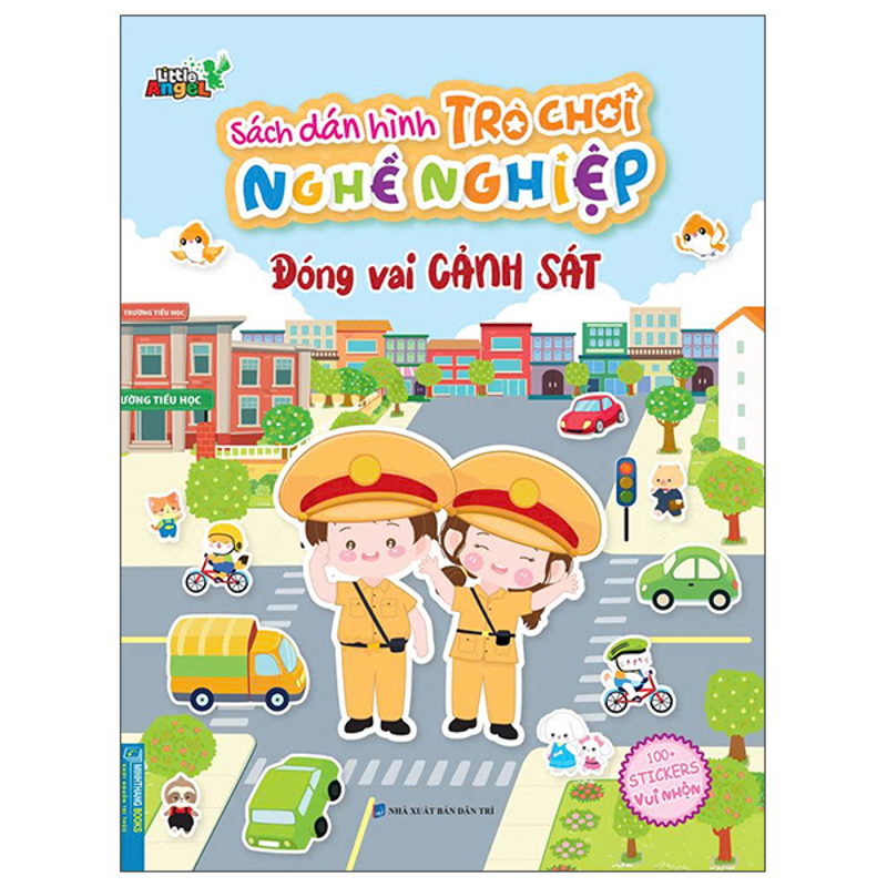 Sách Dán Hình Trò Chơi Nghề Nghiệp - Đóng Vai Cảnh Sát
