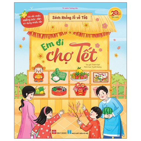 Sách Khổng Lồ Về Tết-Em Đi Chợ Tết