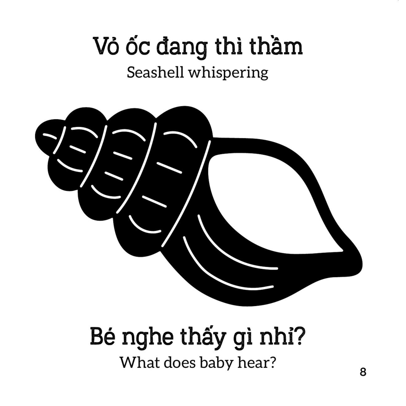 Sách Kích Thích Thị Giác - Em Bé Thấy Gì? - Đi Biển