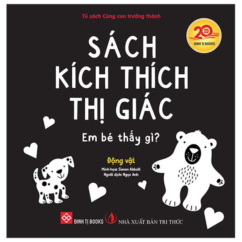 Sách Kích Thích Thị Giác - Em Bé Thấy Gì? - Động Vật