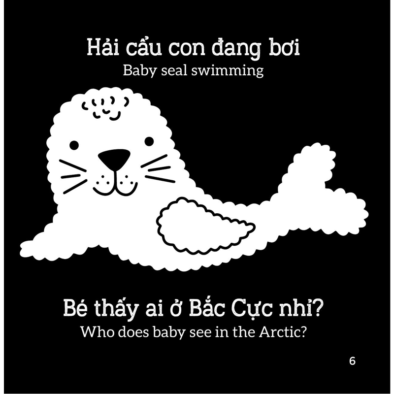Sách Kích Thích Thị Giác - Em Bé Thấy Gì? - Động Vật