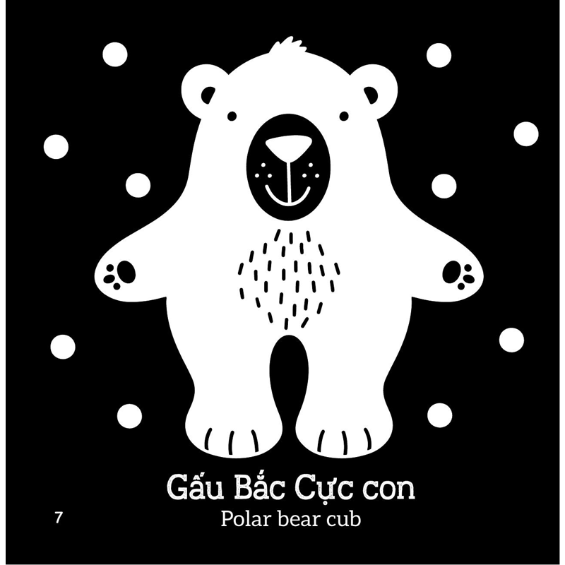 Sách Kích Thích Thị Giác - Em Bé Thấy Gì? - Động Vật