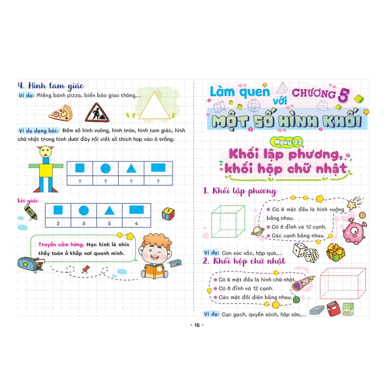 Tra Cứu Nhanh Kiến Thức Hàng Ngày - Sách Lịch Để Bàn Toán 1+2