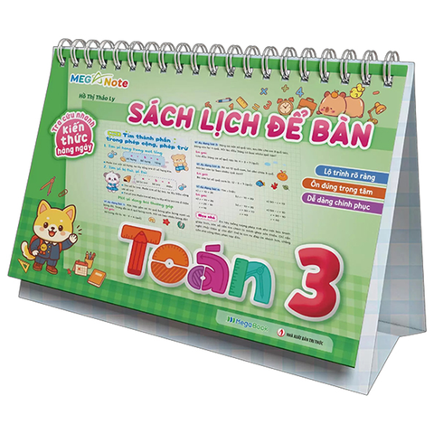 Tra Cứu Nhanh Kiến Thức Hàng Ngày - Sách Lịch Để Bàn Toán 3