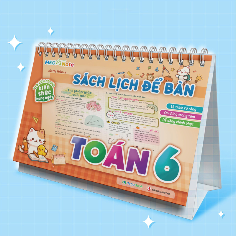 Tra Cứu Nhanh Kiến Thức Hàng Ngày - Sách Lịch Để Bàn Toán 6
