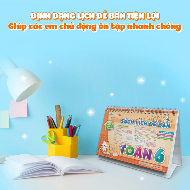 Tra Cứu Nhanh Kiến Thức Hàng Ngày - Sách Lịch Để Bàn Toán 6