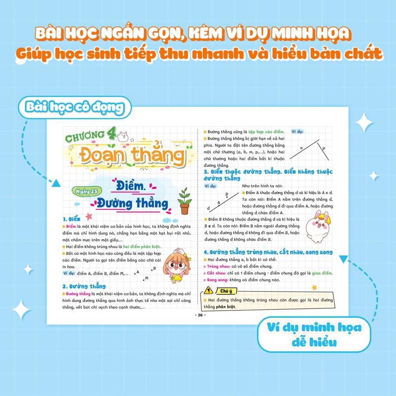 Tra Cứu Nhanh Kiến Thức Hàng Ngày - Sách Lịch Để Bàn Toán 6