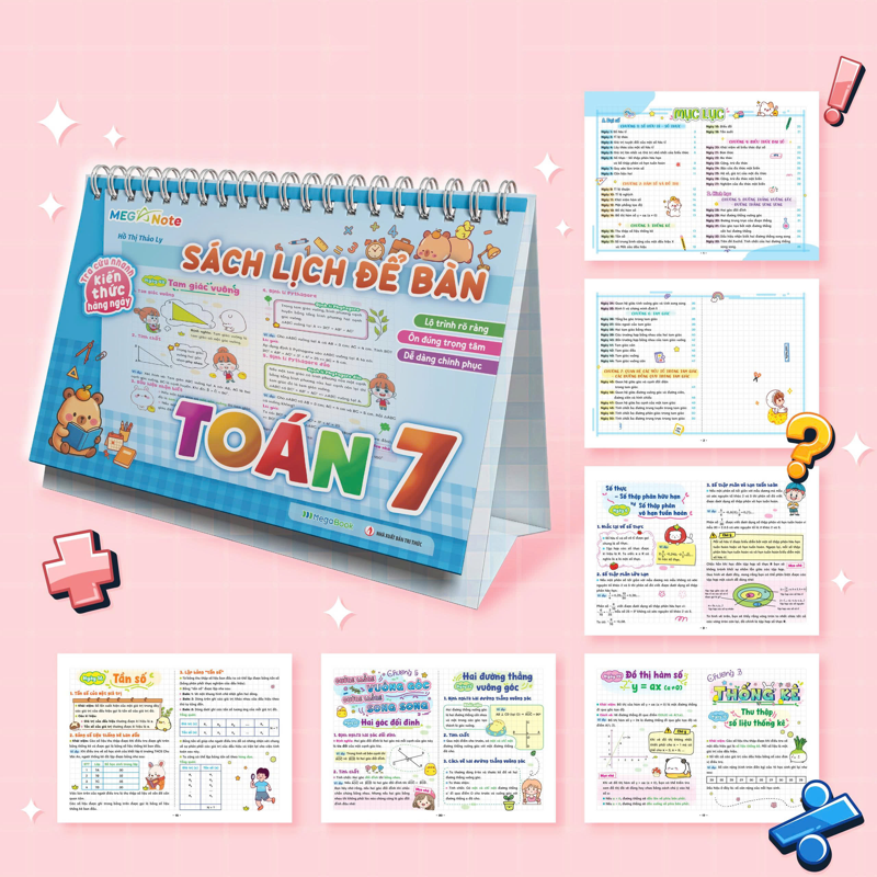 Sách Lịch Để Bàn Toán Lớp 7