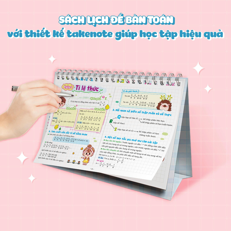 Sách Lịch Để Bàn Toán Lớp 7