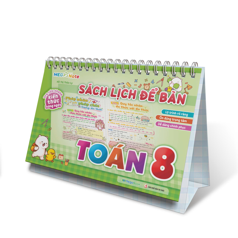 Sách Lịch Để Bàn - Tra Cứu Nhanh Kiến Thức Hàng Ngày - Toán 8