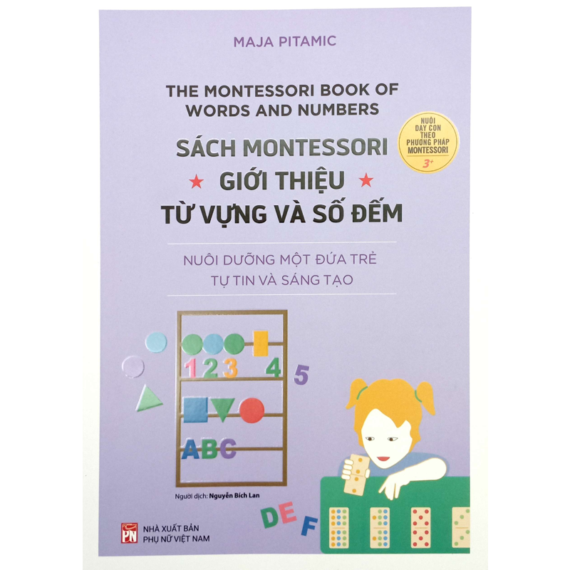 Sách Montessori Giới Thiệu Từ Vựng Và Số Đếm