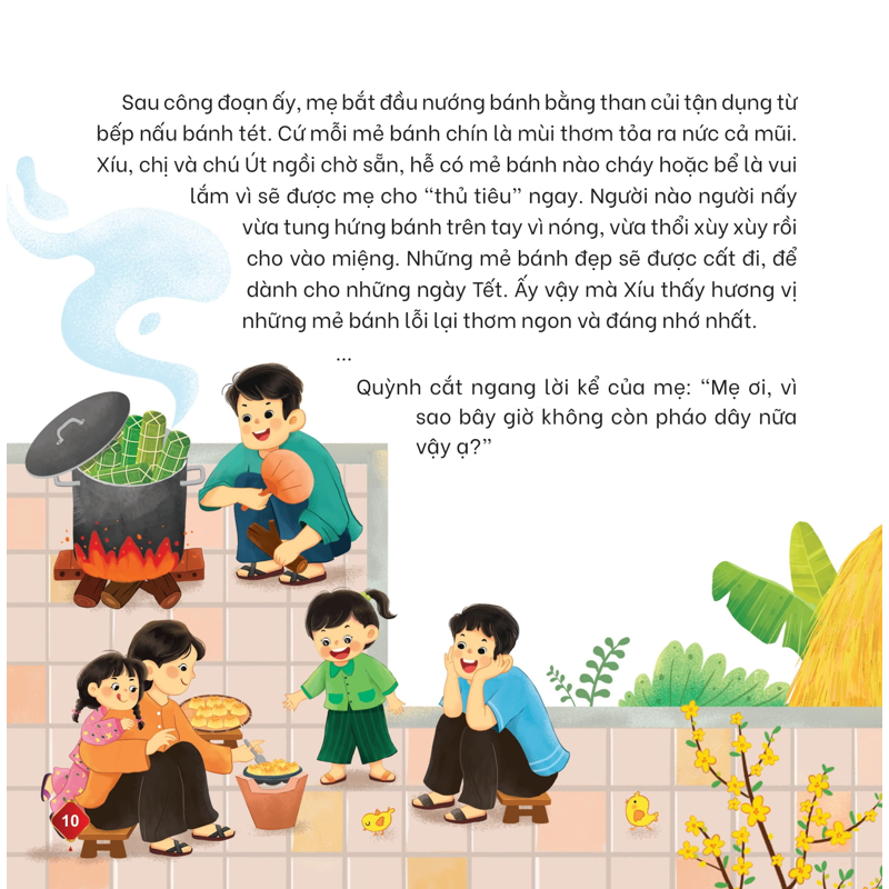 Đọc Sách Ngày Xuân Quây Quần Đón Tết - Pháo Hoa Đêm Giao Thừa