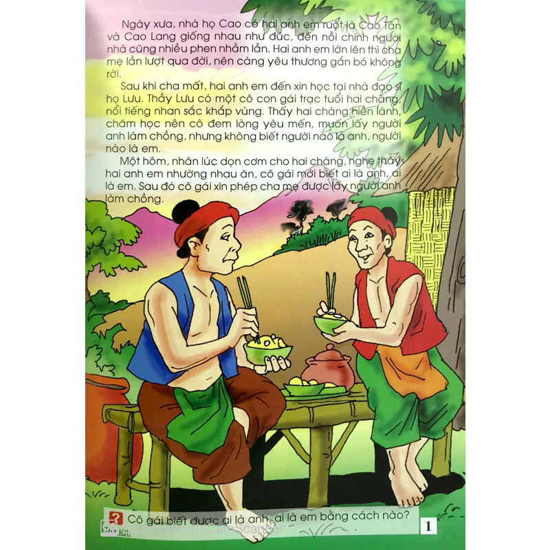 Tủ Sách Phát Triển Ngôn Ngữ Tiếng Việt - Truyện Cổ Tích Việt Nam Đặc Sắc - Sự Tích Trầu Cau