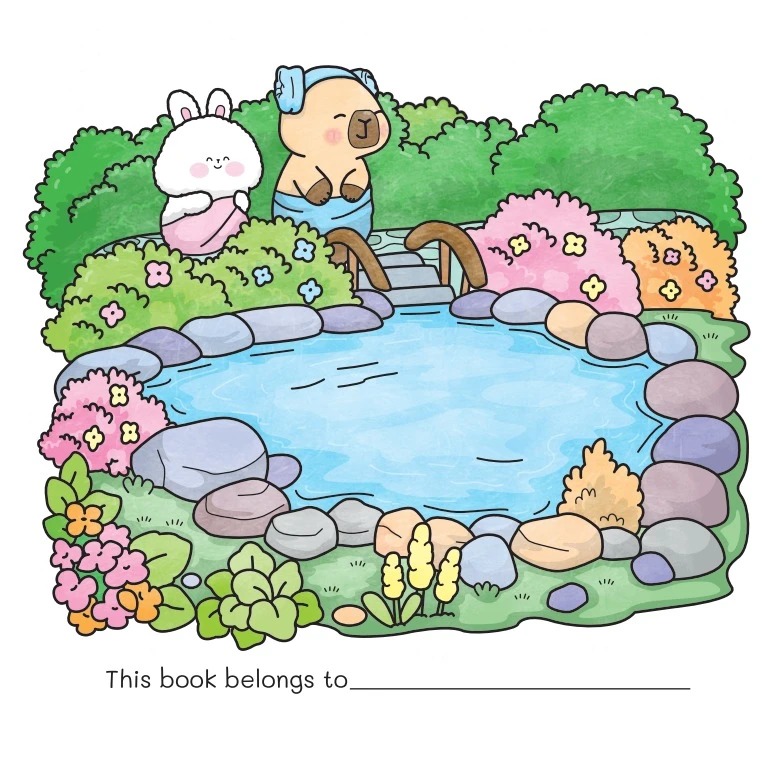 Sách Tô Màu Capy Corner - Cute & Comfly Coloring Book