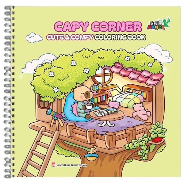Sách Tô Màu Capy Corner - Cute & Comfly Coloring Book
