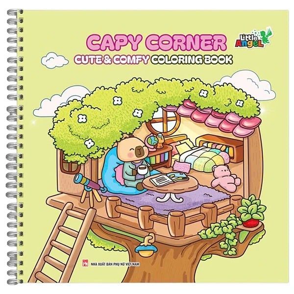 Sách Tô Màu Capy Corner - Cute & Comfly Coloring Book