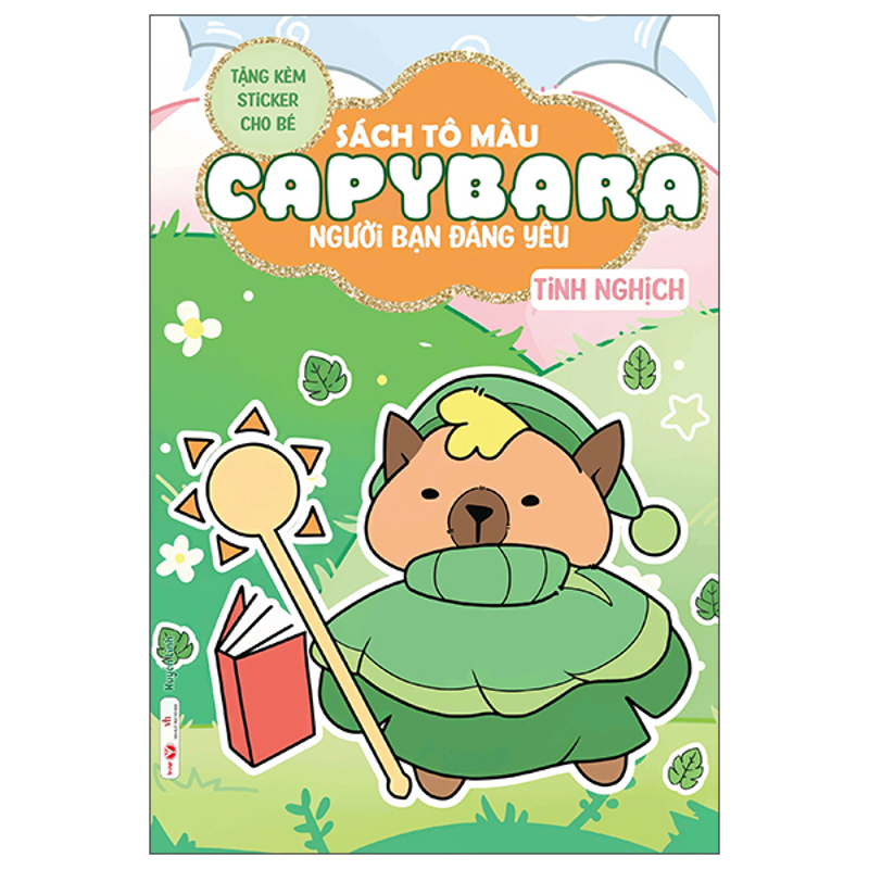 Sách Tô Màu Capybara Người Bạn Đáng Yêu - Vui Vẻ