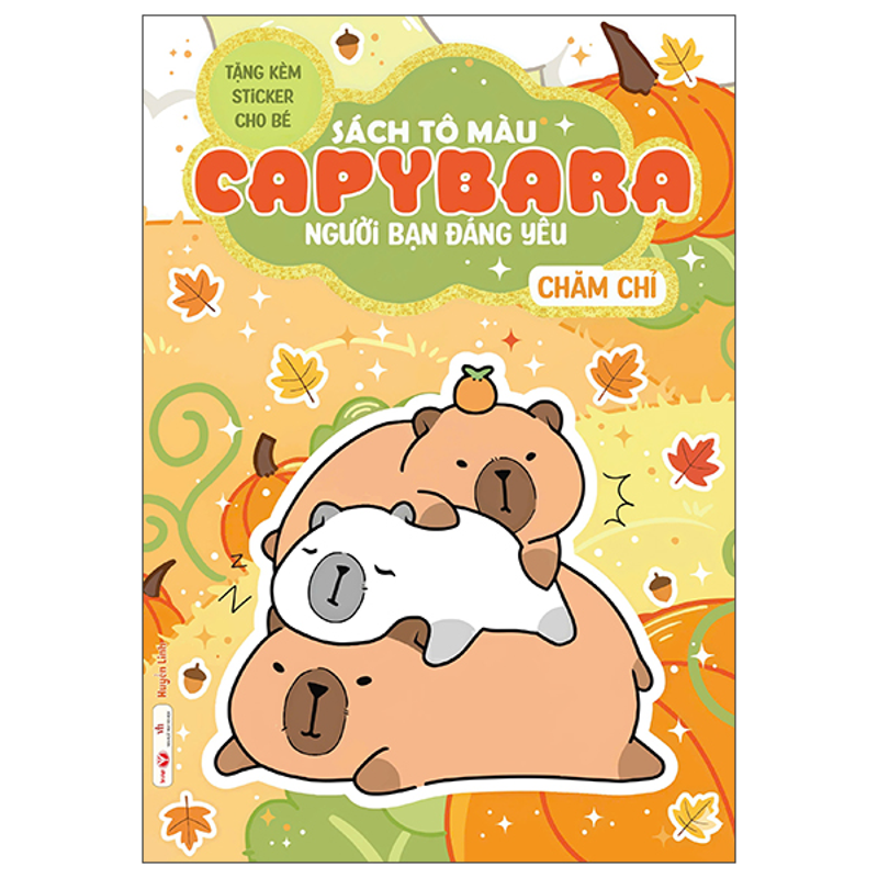 Sách Tô Màu Capybara Người Bạn Đáng Yêu - Vui Vẻ