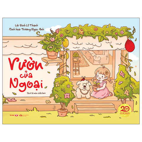 Sách Tô Màu Chữa Lành - Vườn Của Ngoại