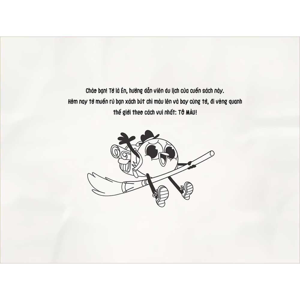 Sách Tô Màu - Muôn Nơi Én Tới