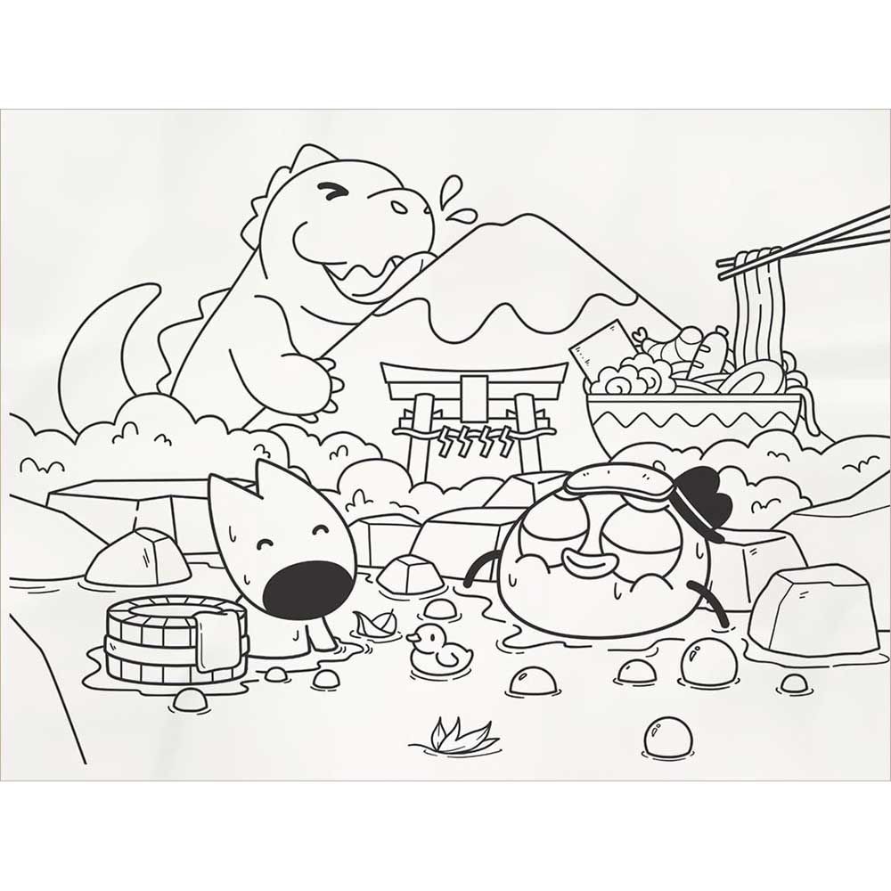 Sách Tô Màu - Muôn Nơi Én Tới