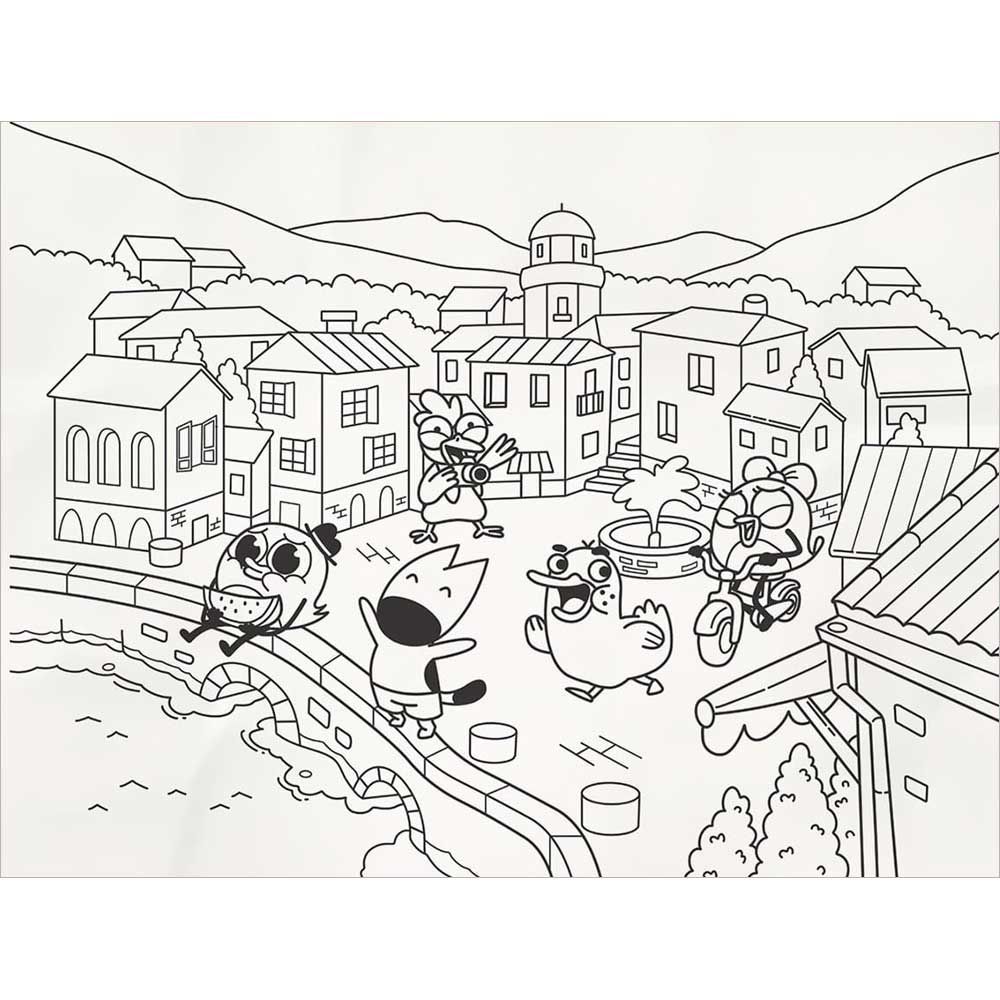 Sách Tô Màu - Muôn Nơi Én Tới