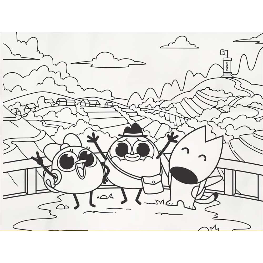 Sách Tô Màu - Muôn Nơi Én Tới