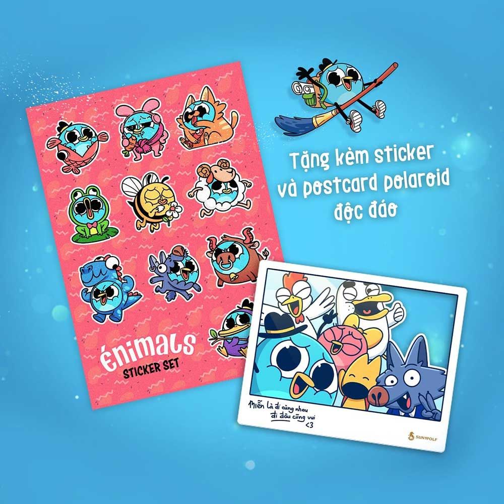 Sách Tô Màu - Muôn Nơi Én Tới