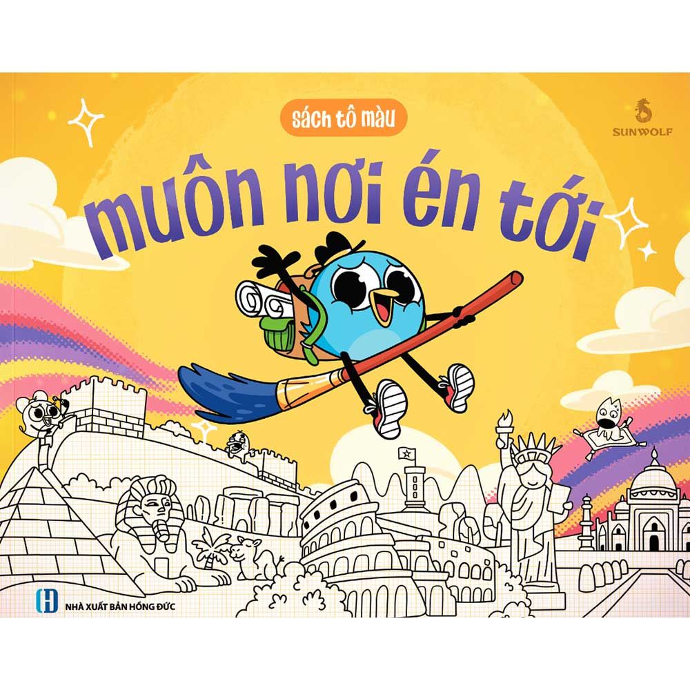 Sách Tô Màu - Muôn Nơi Én Tới